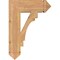 Ekena Millwork Merced Arts & Crafts Smooth Bracket, Western Red Cedar, 5 1/2"W x 20"D x 28"H BKT06X20X28MRC03SWR - alternate 3